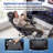 Gaming Chair with Headrest, Lumbar Support, Linkage Armrests, Reclining Backrest