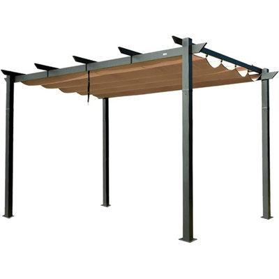 Pergola caspienne en aluminium rétractable