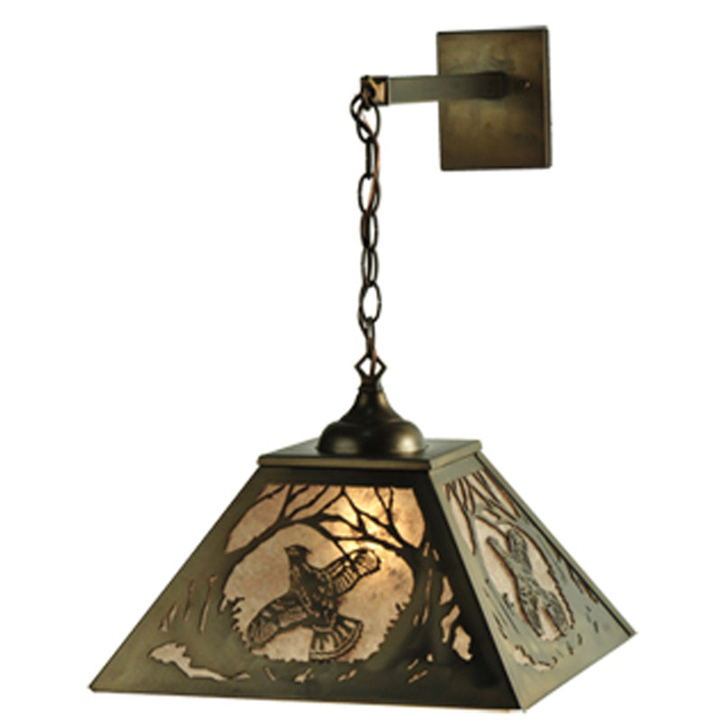 Rustic Lodge 1 - Light Armed Sconce