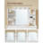 39.4'' Wide vanity with LED Lights, 6 Drawers-1785728916