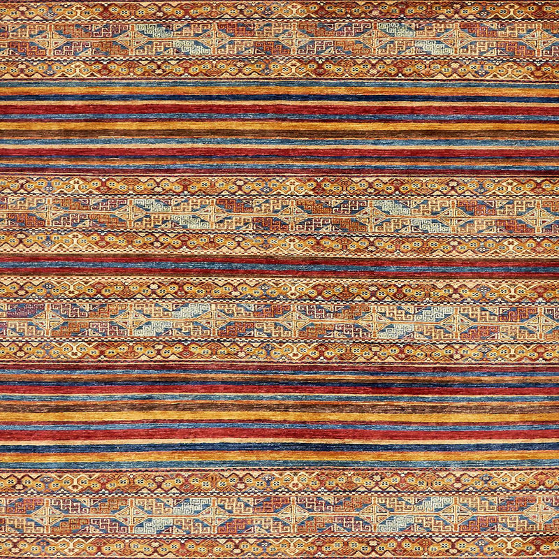 Tapis abstrait moderne 558, Carré 4 pi