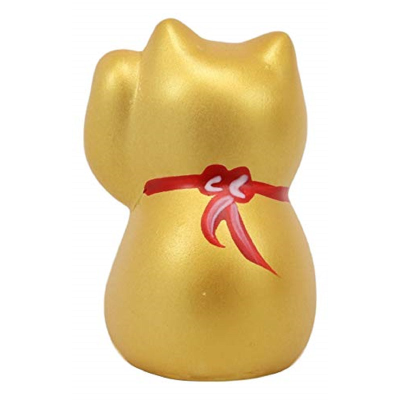 Figurine miniature en céramique Sachso Good Luck and Fortune, 2 po x 2,5 po x 1,75 po, Or