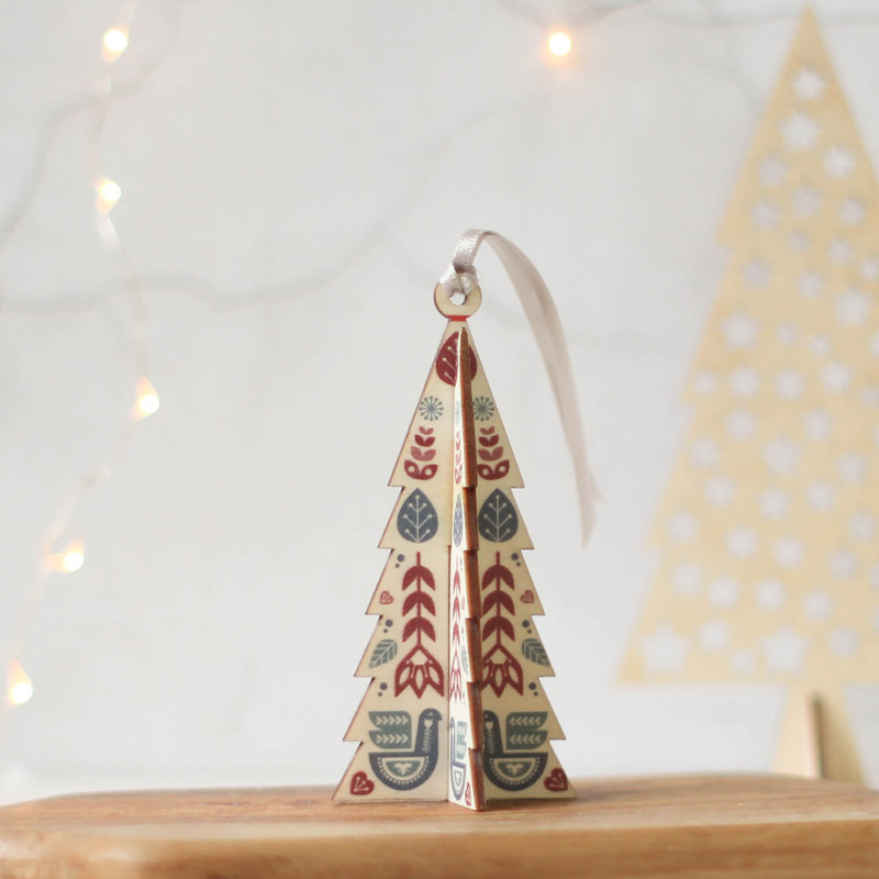 Christmas Tree Decoration, Folk Tree