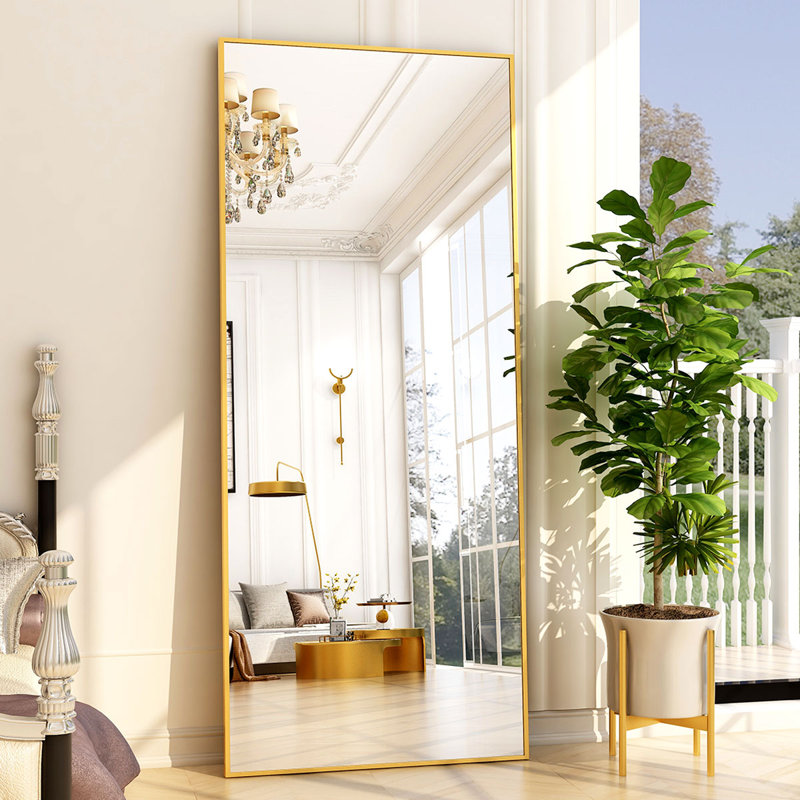 Miroir taille réelle, Or, 71 po x 31 po