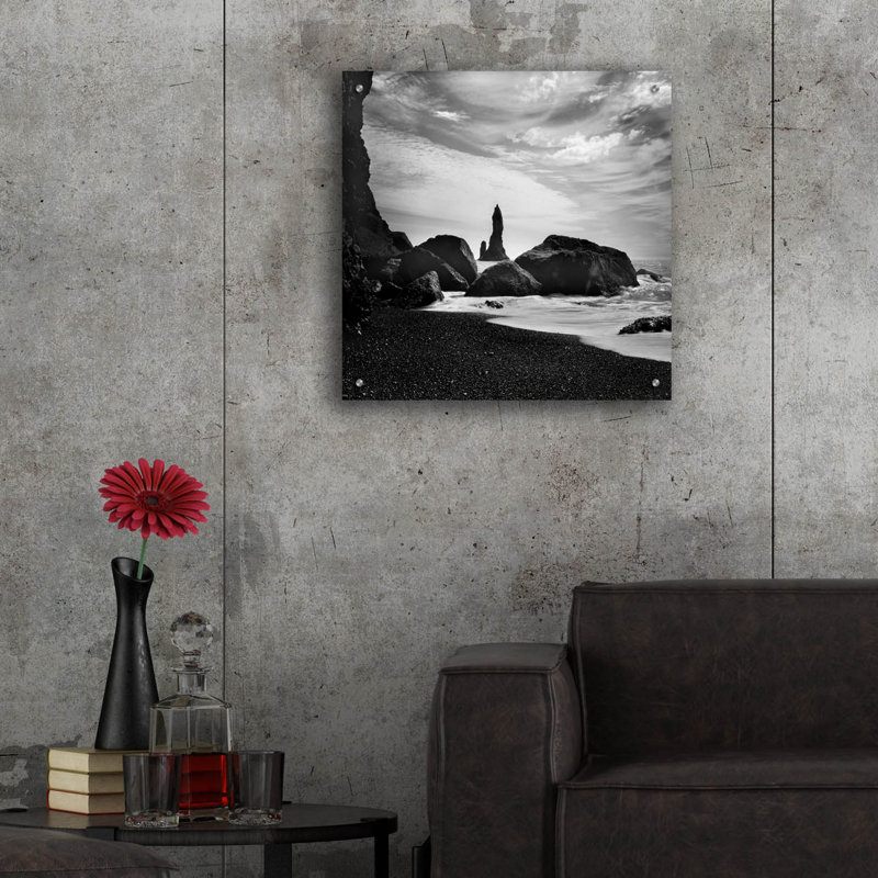 "Islande Vik Rocks" par Nina Paponcek, H 24 po x l 24 po x P 0,2 po