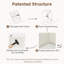 Très grand bac de rangement en tissu 45 po avec poignées en polyuréthane, paniers de rangement pour l'organisation, grand panier à linge, paquet de 2, beige, L 19 po x l 13,25 po x H 11 po-124857424