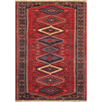 Yalameh Hand Knotted Wool Geometric Indoor Rug