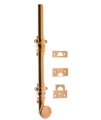 Solid Brass 8" Ornamental Bolt