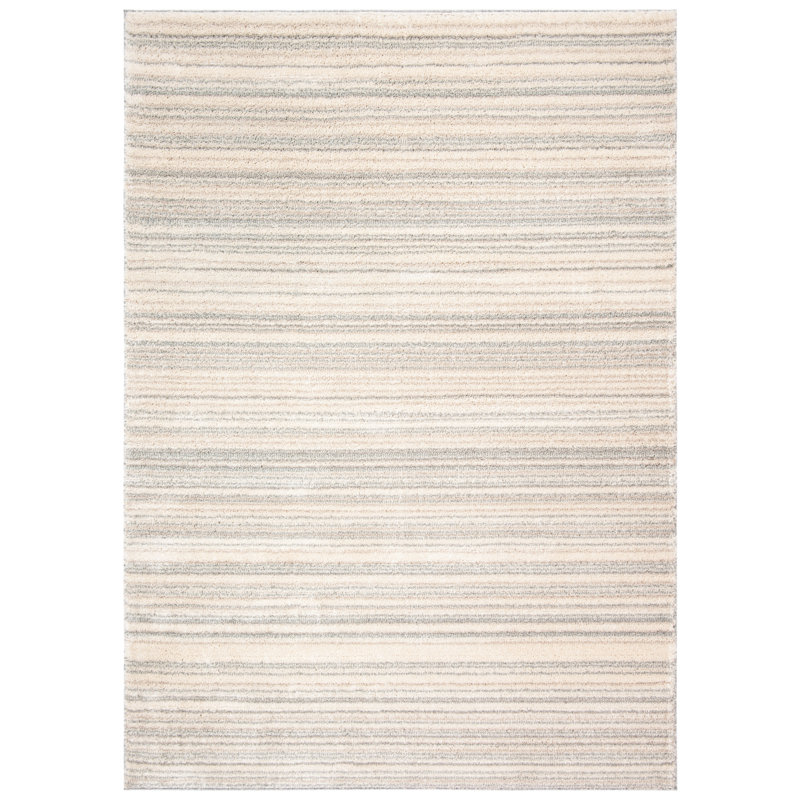 Tapis à rayures Patryk Performance, Rectangle 4 pi x 6 pi