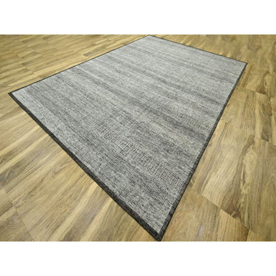 10'0" x 13'11" New Hand Knotted Black Wool Rectangle Oriental Rug - MOA10276713