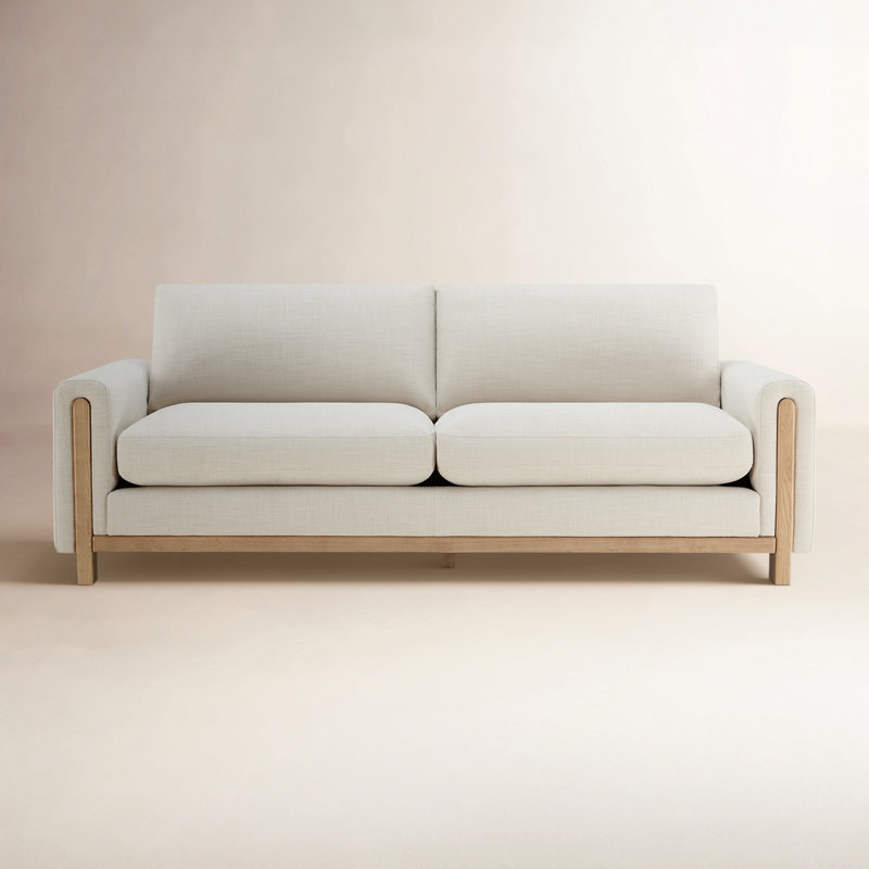 Adika 88" Upholstered Sofa, Walnut