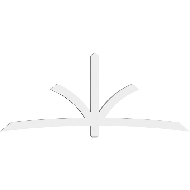 Support pour pignon Davenport, H 40 po x l 96 po (pas: 10/12), P 4 po x F 4 po, PVC