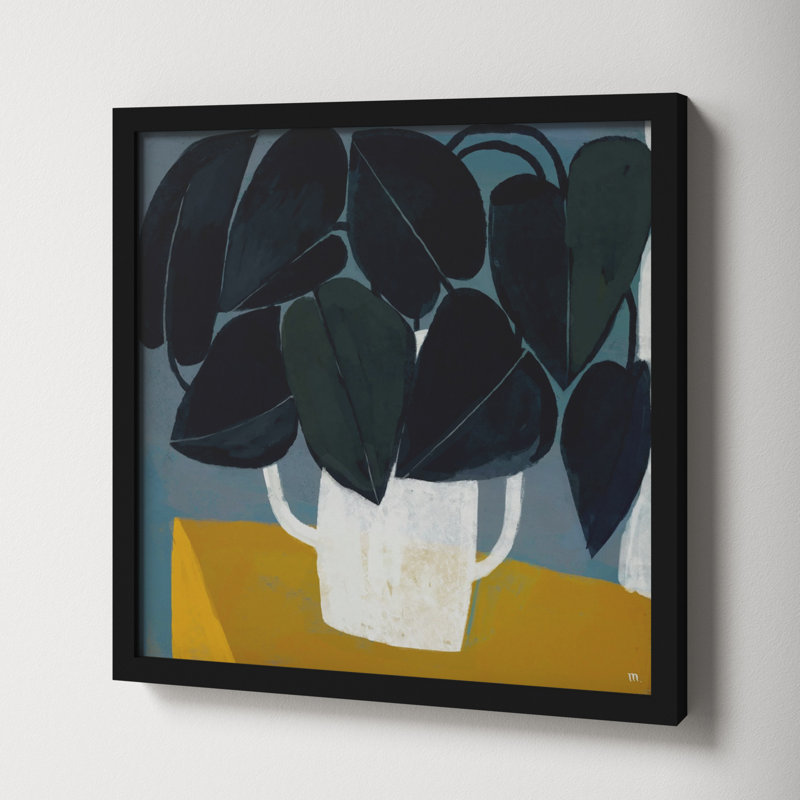 Summer Interior 1 by StudioM, 16" H x 16" W x 1.25" D, Black