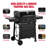 Feasto 4 Burner Liquid Propane Freestanding Gas Grill Cart With Side Table And Wheels