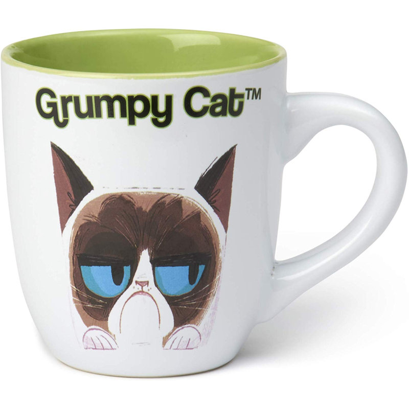 Grande tasse à café pour chat grumpy