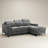 Locke 103.9" Genuine Leather Square Arm Sectional Sofa with Right Chaise-502254918-470206618