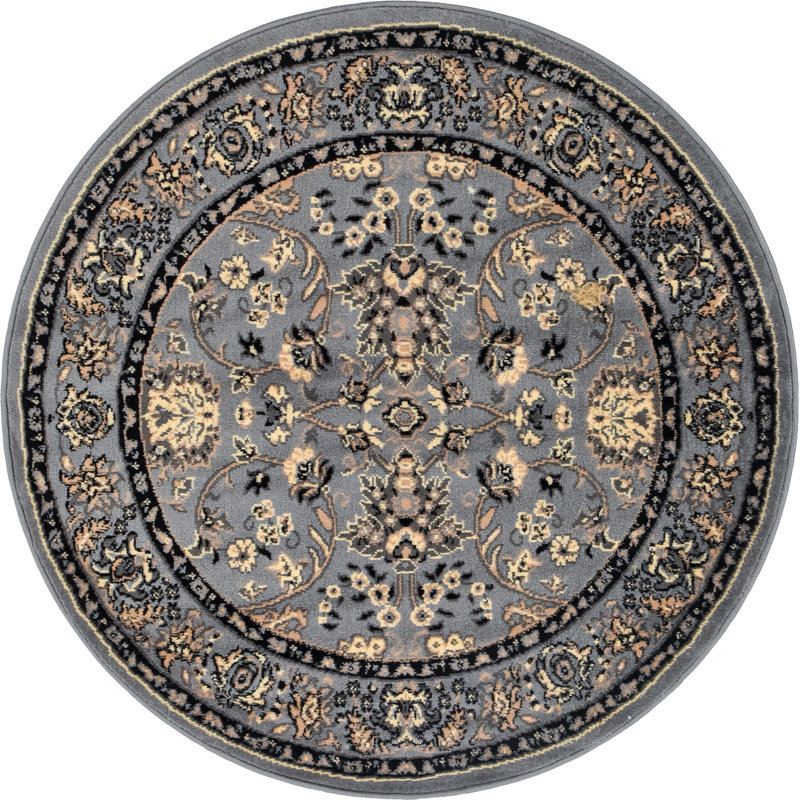 Hanan Oriental Indoor Rug, Round 4'1" x 4'1"