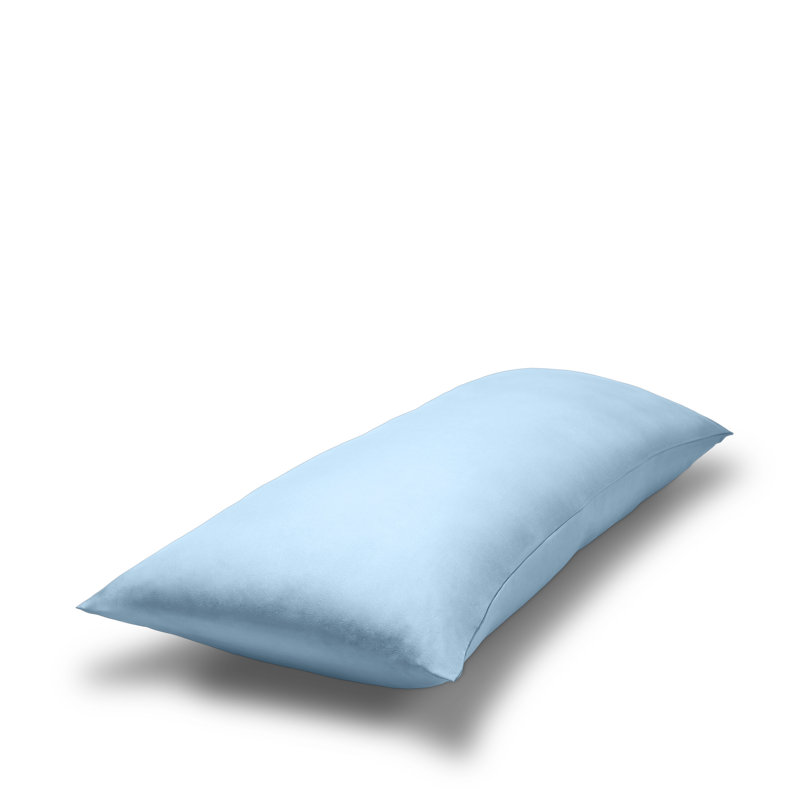 Taie d'oreiller pour le corps en microfibre ultra douce - Fermeture à glissière, Bleu clair