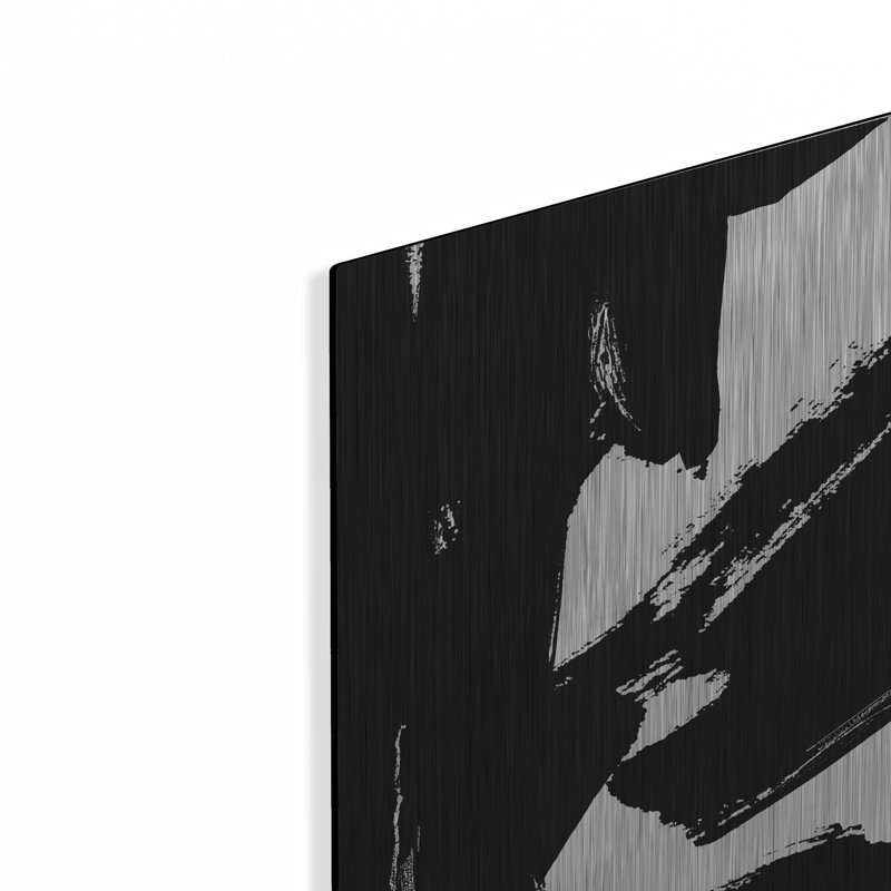 «Dynamic Expression I» par Ethan Harper, art mural en métal, H 16 po x l 12 po