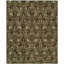 Wool Floral Area Rug in Brown-2137583967