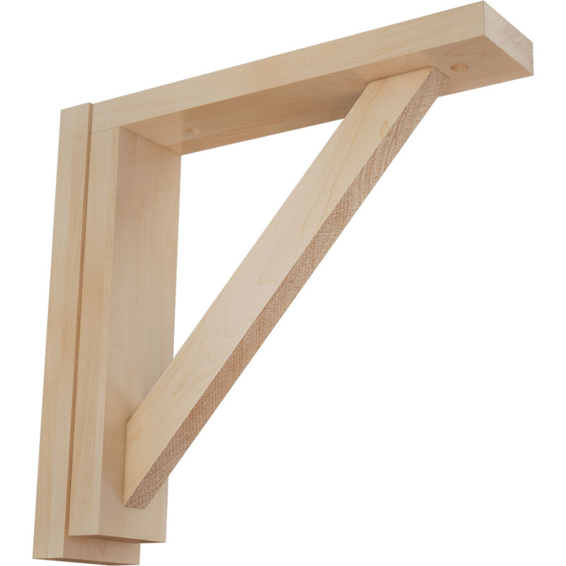 Support de tablette Traditional, Érable, H 10,25 po x l 2,5 po x P 10,75 po