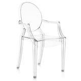 Louis Ghost Outdoor Dining Armchair