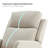 Adwit 26.5"W Modern Swivel Rocker Manual Recliner-99840957