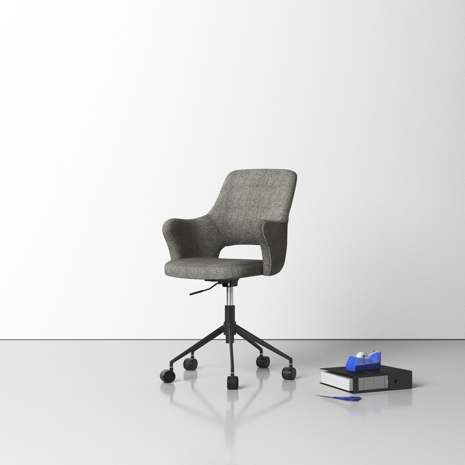 Shelter Swivel Office Chair, Charcoal