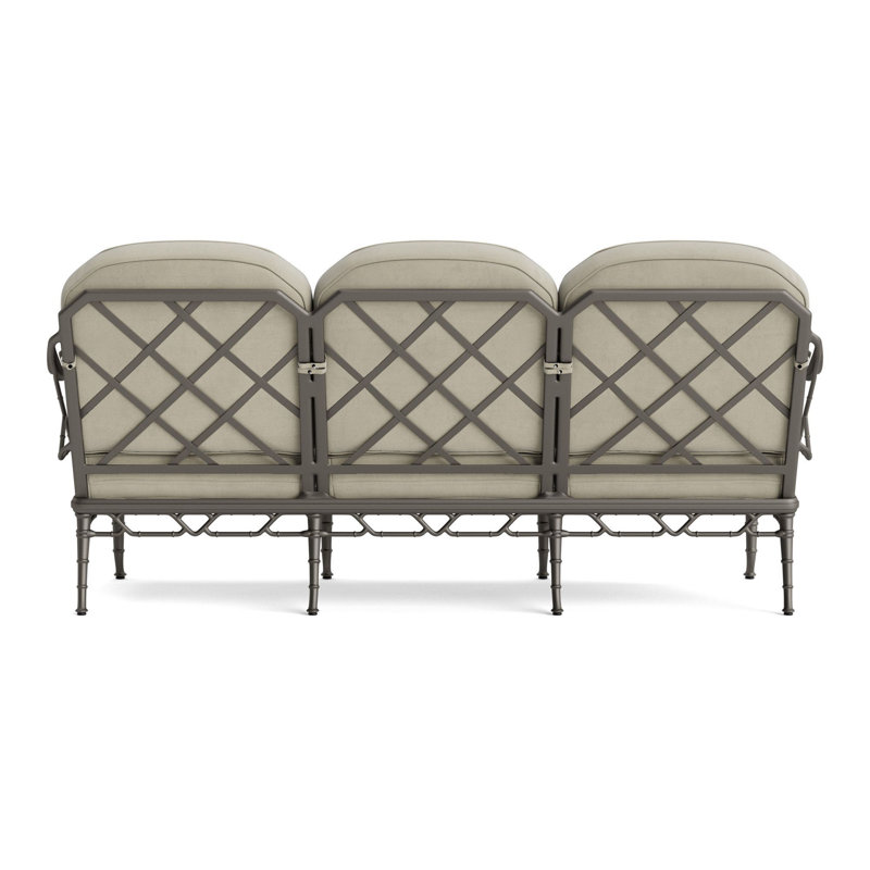 Calcutta Outdoor 3 - Seat Patio Sofa, Fusion Moccasian, Mica