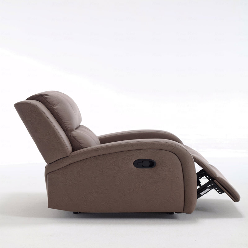 Fauteuil manuel moderne en similicuir avec fauteuil inclinable