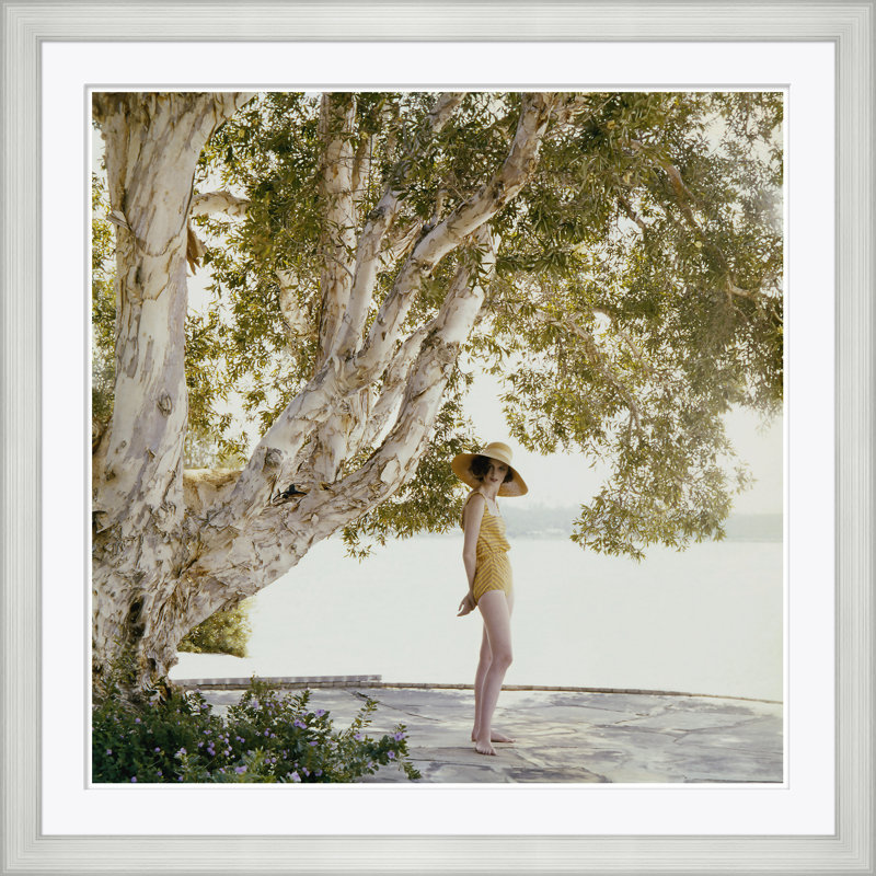 Model By Tree Giclee Print by Forlano Sante