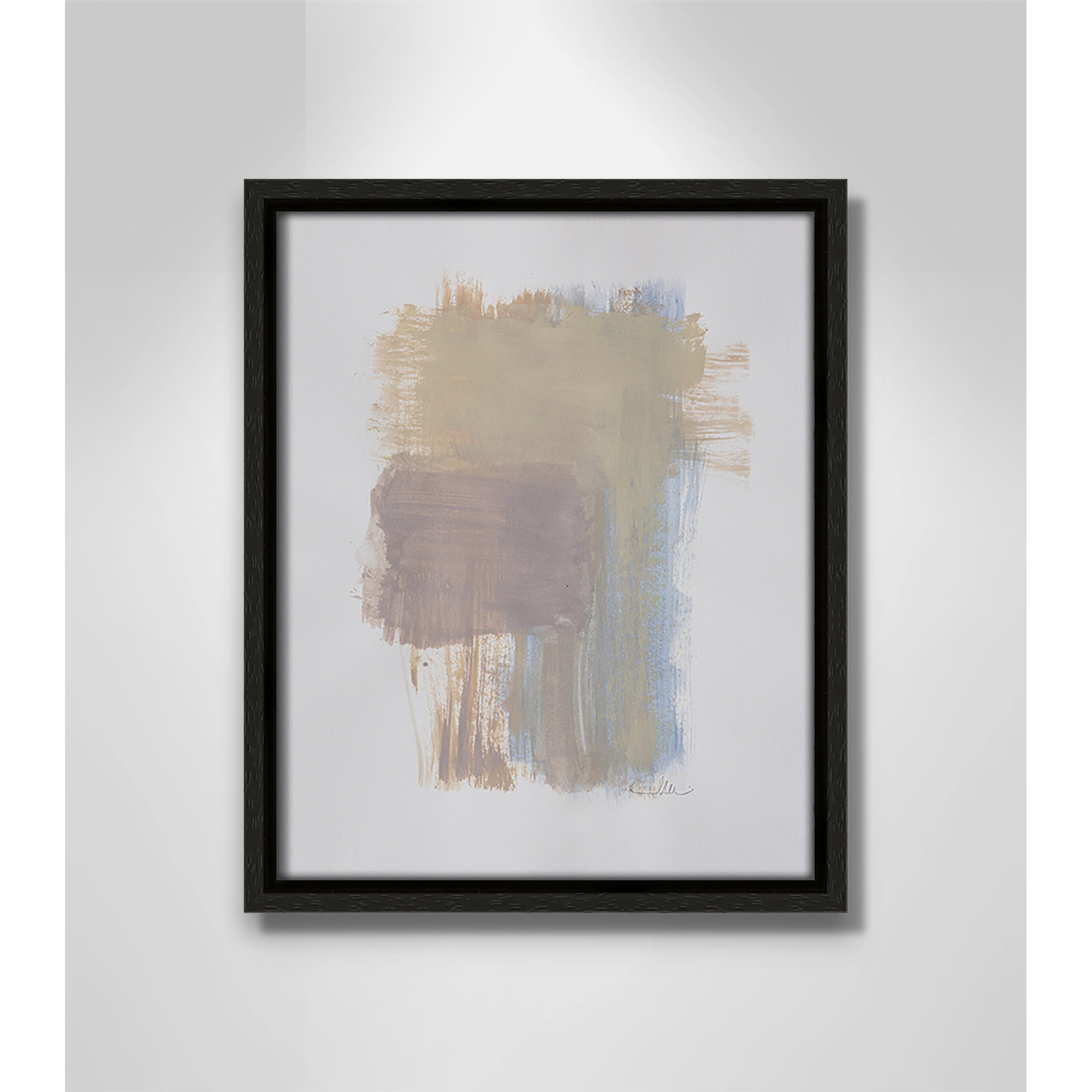 Powder Room Collection Powder Room Wash I Framed On Canvas by Filippo Ioco For  Print, 11.5" H x 9.5" W x 2" D