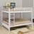 Queen Size Bunk Bed With Ladder-302813098