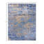 Tapis moderne noué à la main de conception unique - bleu, 9 pi 2 po x 12 pi 1 po Modern