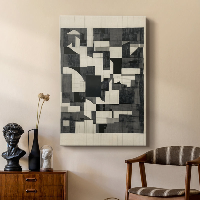 Série ABSTRACT DCCCLxxiii - Toile tendue avec châssis de qualité supérieure - Prêt à être accroché