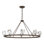 Gatsby 8 - Light Unique Wagon Wheel Chandelier with Crystal Accents