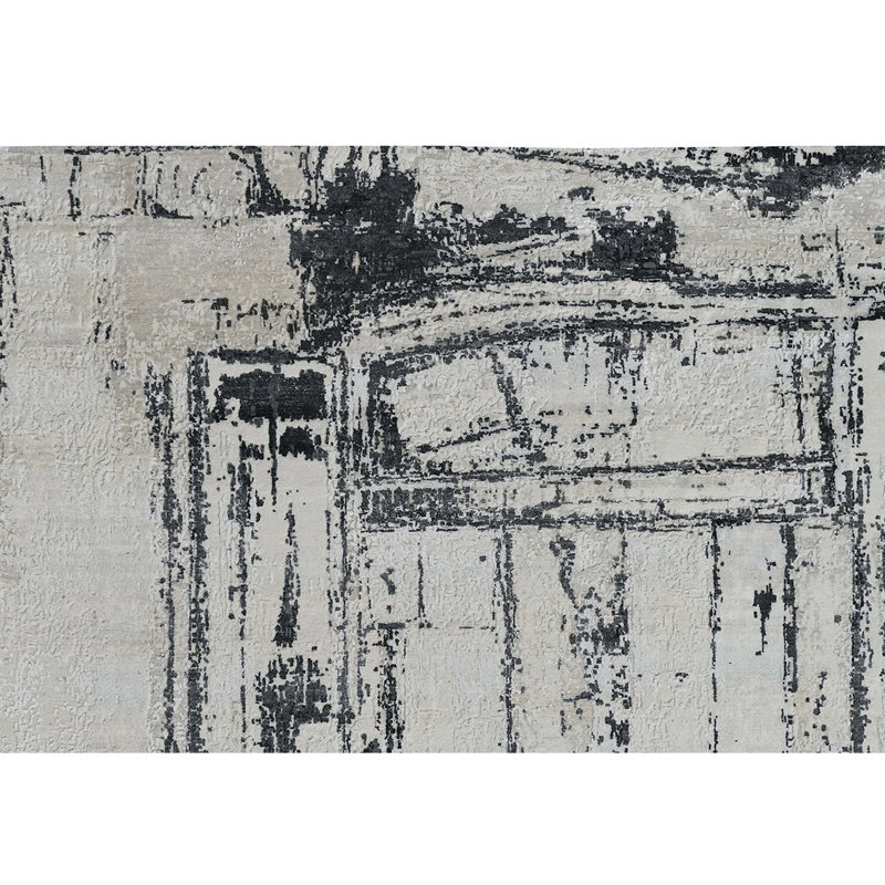 Handmade Wool Area Rug, Rectangle 8' x 10'