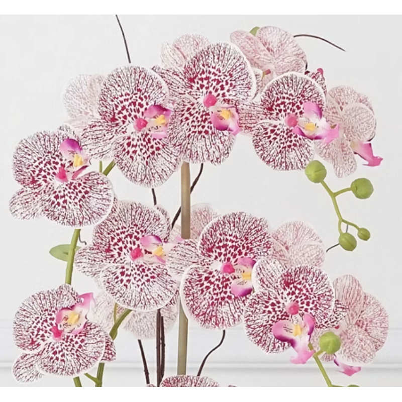 Simulation de fausses fleurs en céramique, Mauve