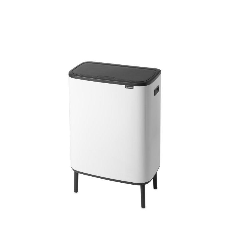 Brabantia Bo Hi 60 Litre Touch Bin, White