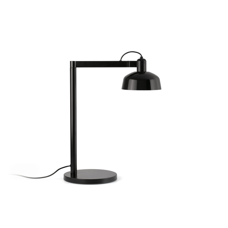 Lampe de table en métal Tatawin, Lustre noir