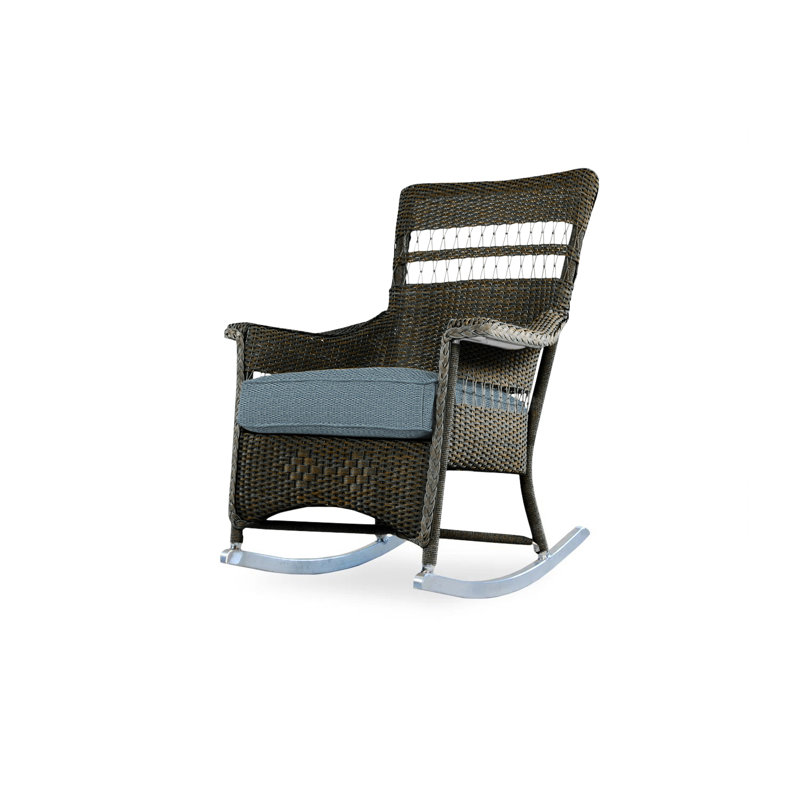 Nantucket Outdoor Rocker Chair, Sandberg Dove, Mink