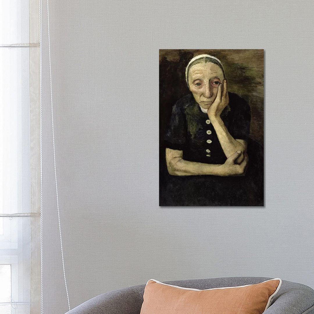 The Old Farmer, 1903 by Paula Modersohn-Becker - Wrapped Canvas Print