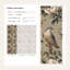 Papier peint floral rétro avec oiseaux
