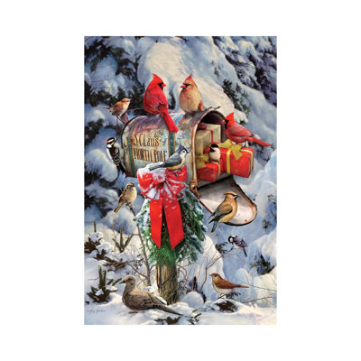 " Christmas Birds At Mailbox " by Greg And Company
