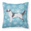 Coussin intérieur/extérieur en flocons d’hiver-32011275
