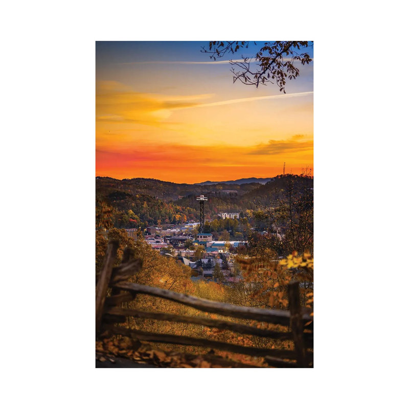 Morning Glow Over Gatlinburg by Jonathan Ross Photography - Wrapped Canvas Print, 66.04 cm H x 45.72 cm W x 1.91 cm D