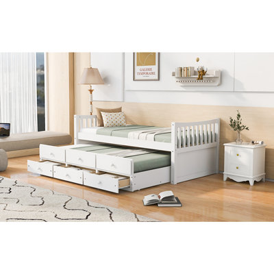 Daybed with Trundle and Drawers