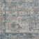 Tapis oriental gris / bleu sarcelle