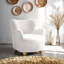 Fauteuil d'appoint rembourré Sabrina Boucle-1538327025