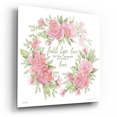 Faith Hope Love - impression sans cadre